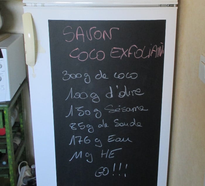 recette savon poulidor