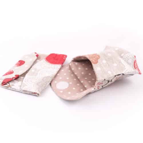 pochette artisanale en tissu