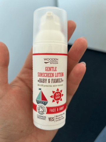 Creme Solaire Pour Bebe&famille Fps 50 Wooden Spoon